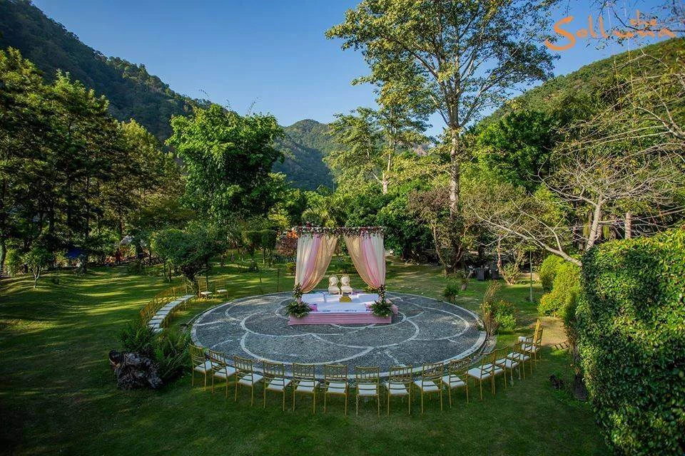Jim Corbett riverside wedding