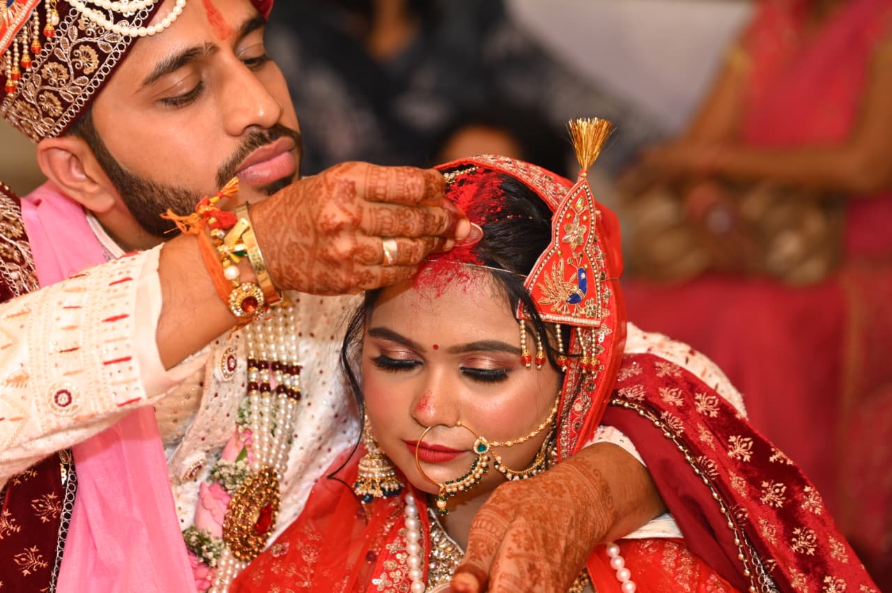 Groom portrait in sherwani